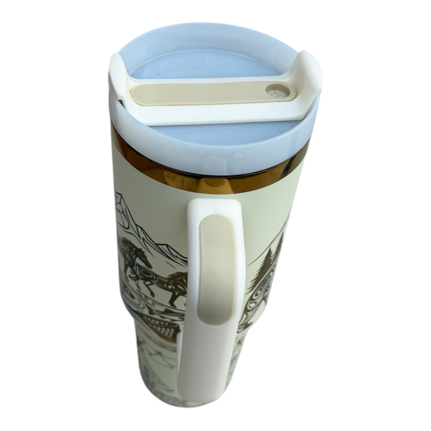 Big Foot Land Back Glow in the dark Tumbler